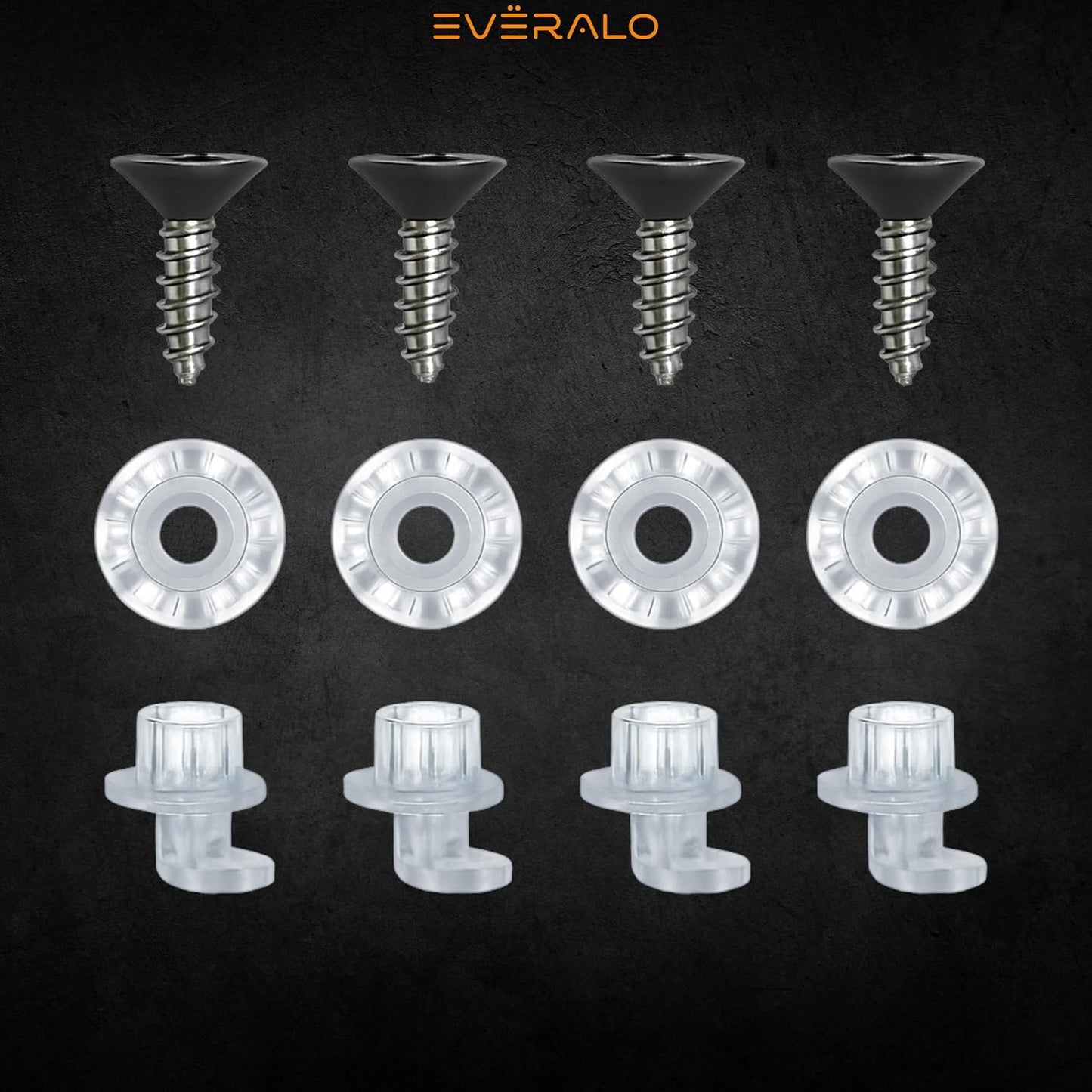 Pinlock Pins 5mm Compatibile con Agv - Hjc - Airoh - Nolan - Ls2 - Givi - Bell - Shark - Scorpion - Xlite – Dispositivo con Viti Comprese