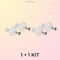 Pinlock Pin Tear Off 5mm Compatibile con Agv - Hjc - Airoh - Nolan - Ls2 - Givi - Bell - Shark - Scorpion - Xlite – Dispositivo con Viti Comprese