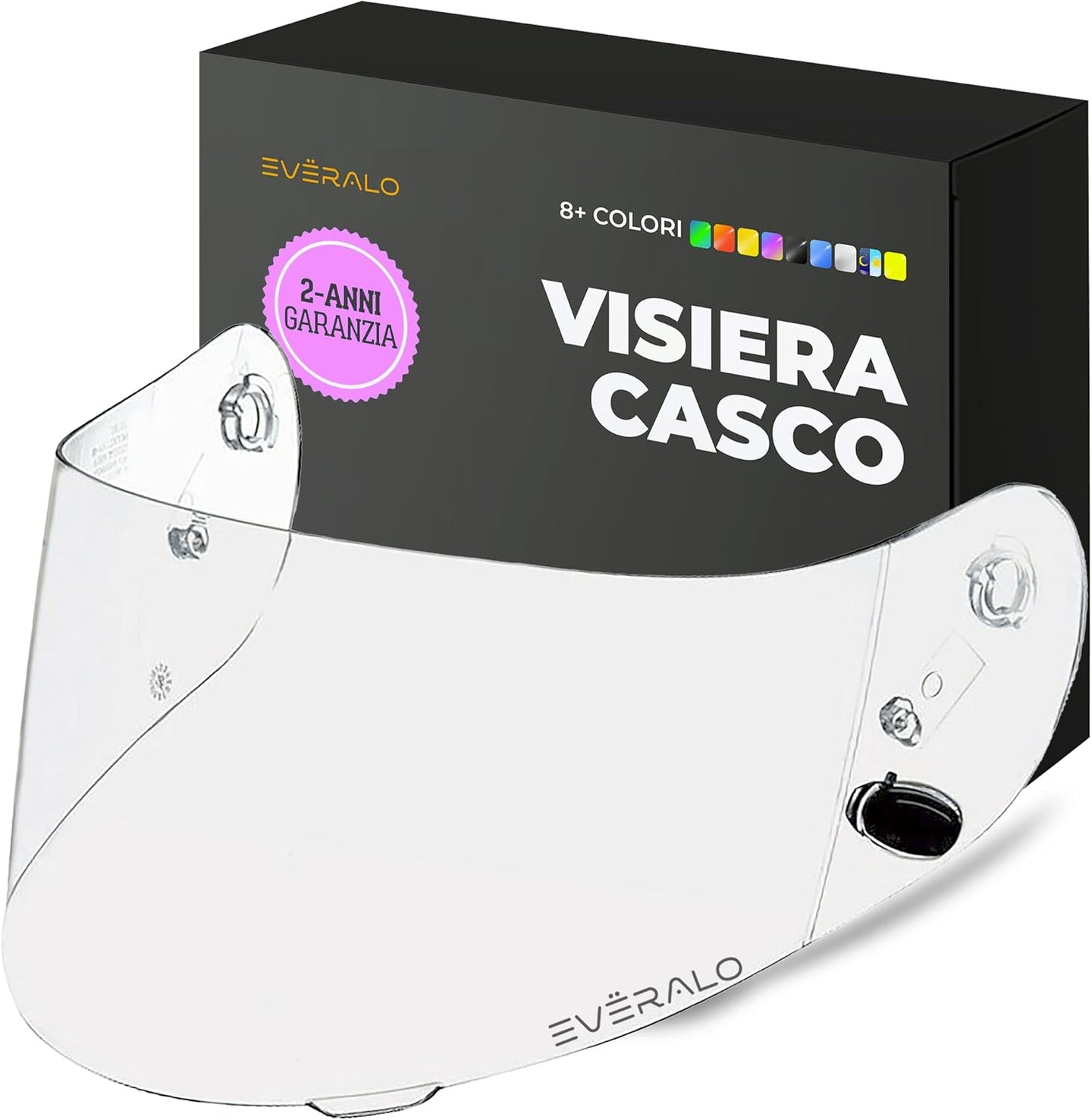 Visiera Compatibile con HJC Cs15 - Fg15 - Is16 - Tr1 - Fs11 - Ac12 - Cl15 - Cl16 - Clsp - Clst - Cl17 - Csr1 - Fs10 - Fs15 - Hj09 (Trasparente)