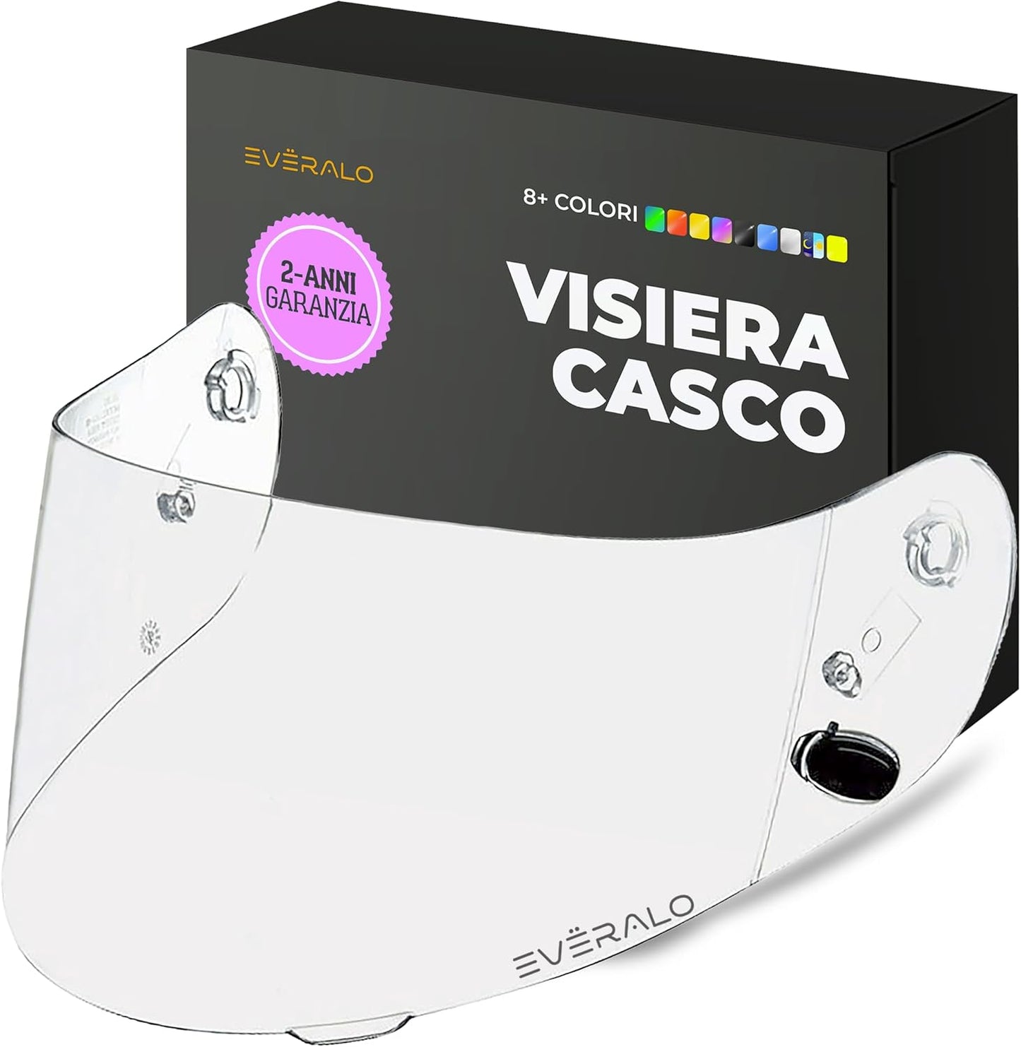 Visiera Compatibile con HJC Cs15 - Fg15 - Is16 - Tr1 - Fs11 - Ac12 - Cl15 - Cl16 - Clsp - Clst - Cl17 - Csr1 - Fs10 - Fs15 - Hj09 (Trasparente)
