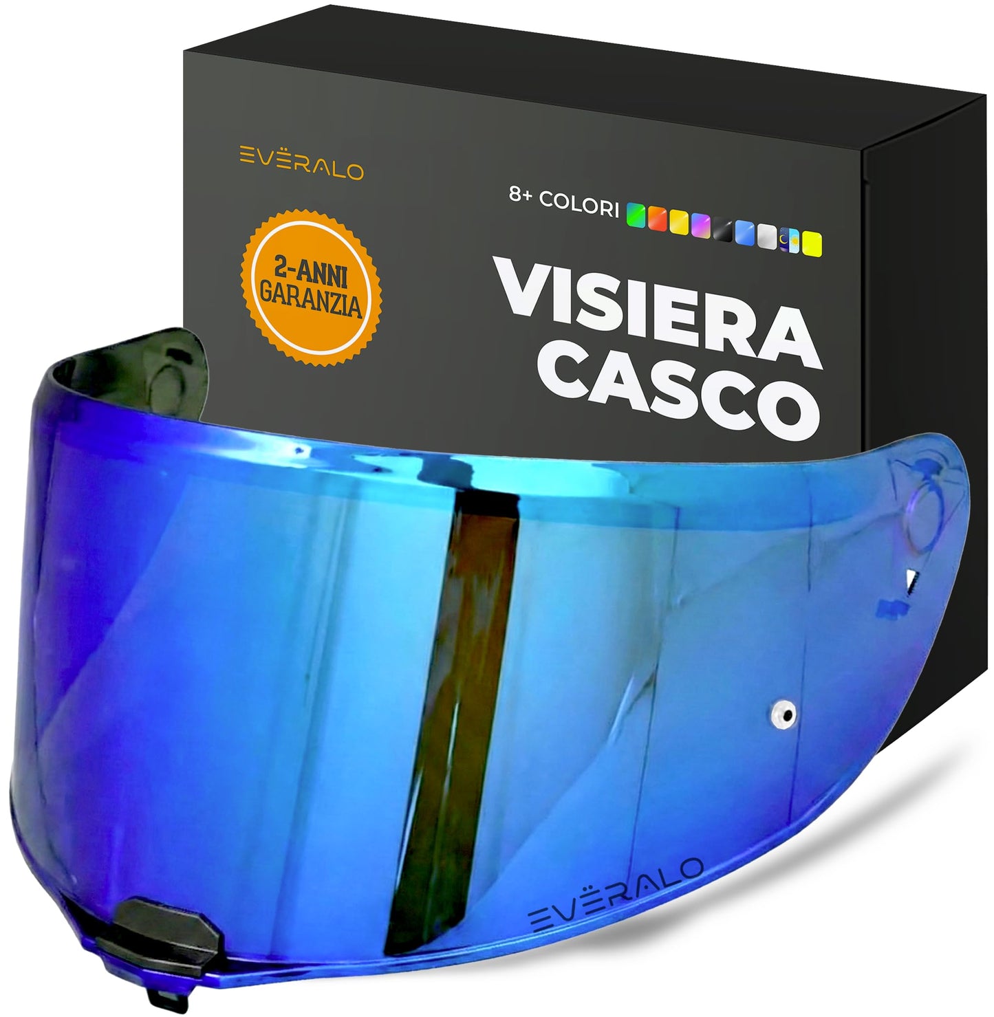 Antifog Compatibile con Visiera LS2 FF811 - Vector 2 - Vector II Carbon - Lente Anti appannamento DKS457 Compatibile (Antifog)