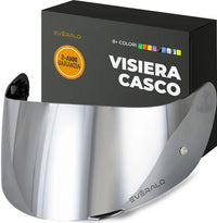 Visiera compatibile con Agv K1 - K1s - K3sv - K5 - K5s - S4sv - Horizon - Skyline - Strada - Stealth SV - Compact - GT-2 - Visiera per casco compatibile Pinlock Ready (trasparente)