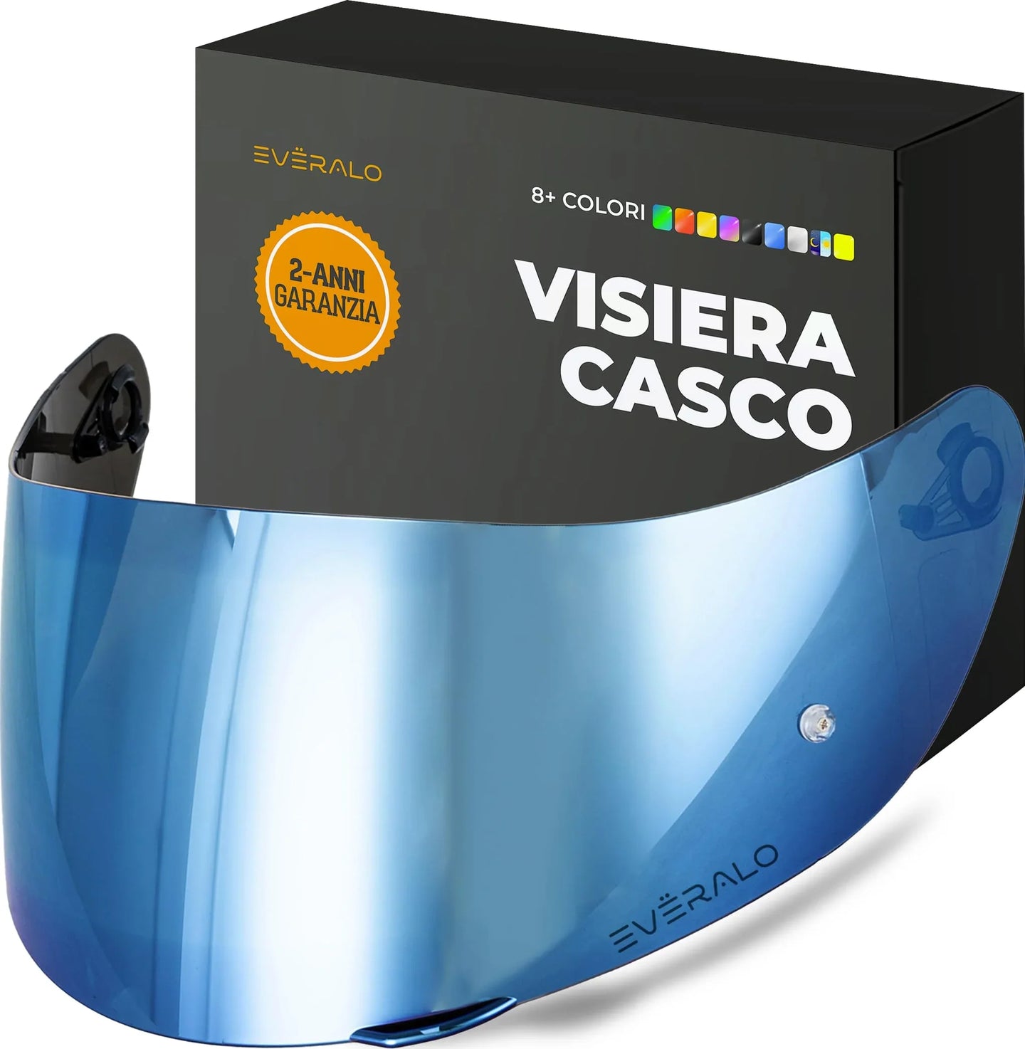 Visiera compatibile con Agv K1 - K1s - K3sv - K5 - K5s - S4sv - Horizon - Skyline - Strada - Stealth SV - Compact - GT-2 - Visiera per casco compatibile Pinlock Ready (trasparente)