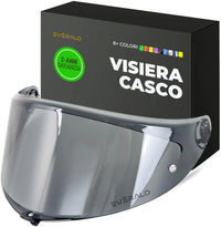 Visiera Compatibile con Agv K6 - K6s - Visiere Casco Pinlock Ready (Dark Fume')