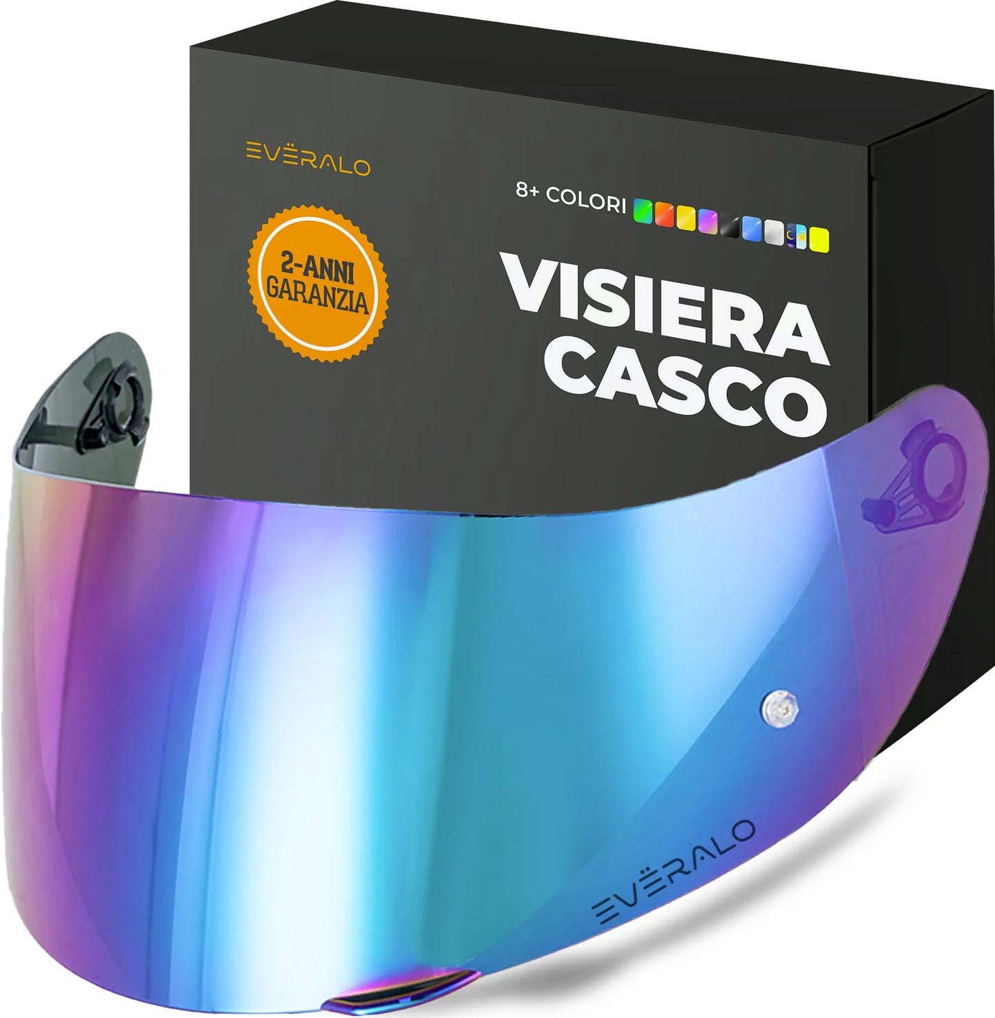 Visiera compatibile con Agv K1 - K1s - K3sv - K5 - K5s - S4sv - Horizon - Skyline - Strada - Stealth SV - Compact - GT-2 - Visiera per casco compatibile Pinlock Ready (trasparente)