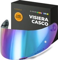 Visiera compatibile con Agv K1 - K1s - K3sv - K5 - K5s - S4sv - Horizon - Skyline - Strada - Stealth SV - Compact - GT-2 - Visiera per casco compatibile Pinlock Ready (trasparente)