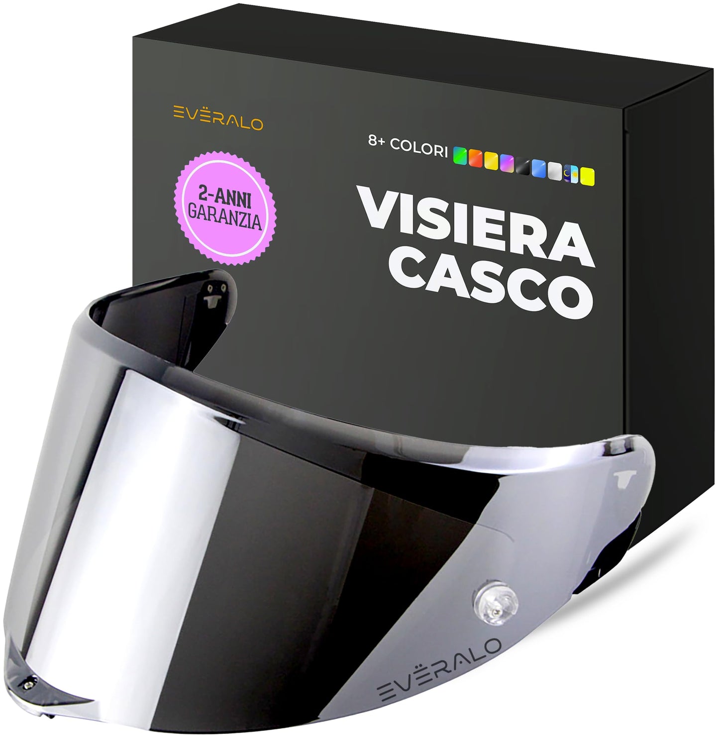 Antifog Compatibile con Visiera Agv Corsa R - Pista GP R - Pista GP RR - Lente Antiappannamento DKS186 Compatibile (Antifog)