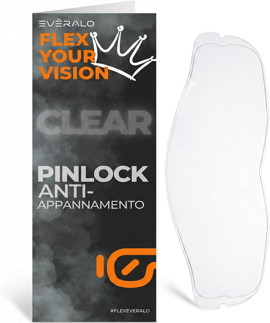Pinlock Compatibile con Visiera LS2 FF805 - Thunder - Thunder Carbon - Thunder GP Aero - Thunder GP Pro - Lente Anti appannamento DKS408 Compatibile