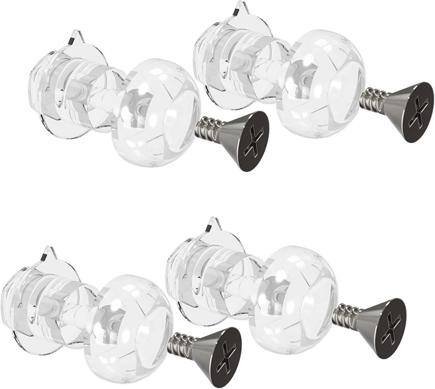 Pinlock Pins 5mm Compatibile con Agv - Hjc - Airoh - Nolan - Ls2 - Givi - Bell - Shark - Scorpion - Xlite – Dispositivo con Viti Comprese