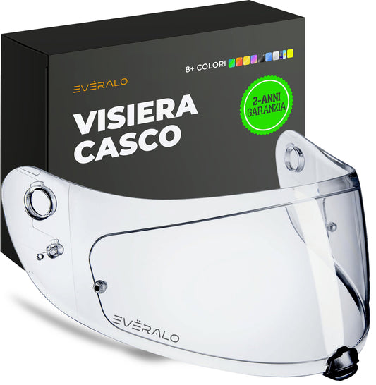 Visiera Compatibile con HJC FG17 - IS17 - FGST - C70 - C70N - HJ20M – Visiere Casco Antifog Ready (Blu Elettro)
