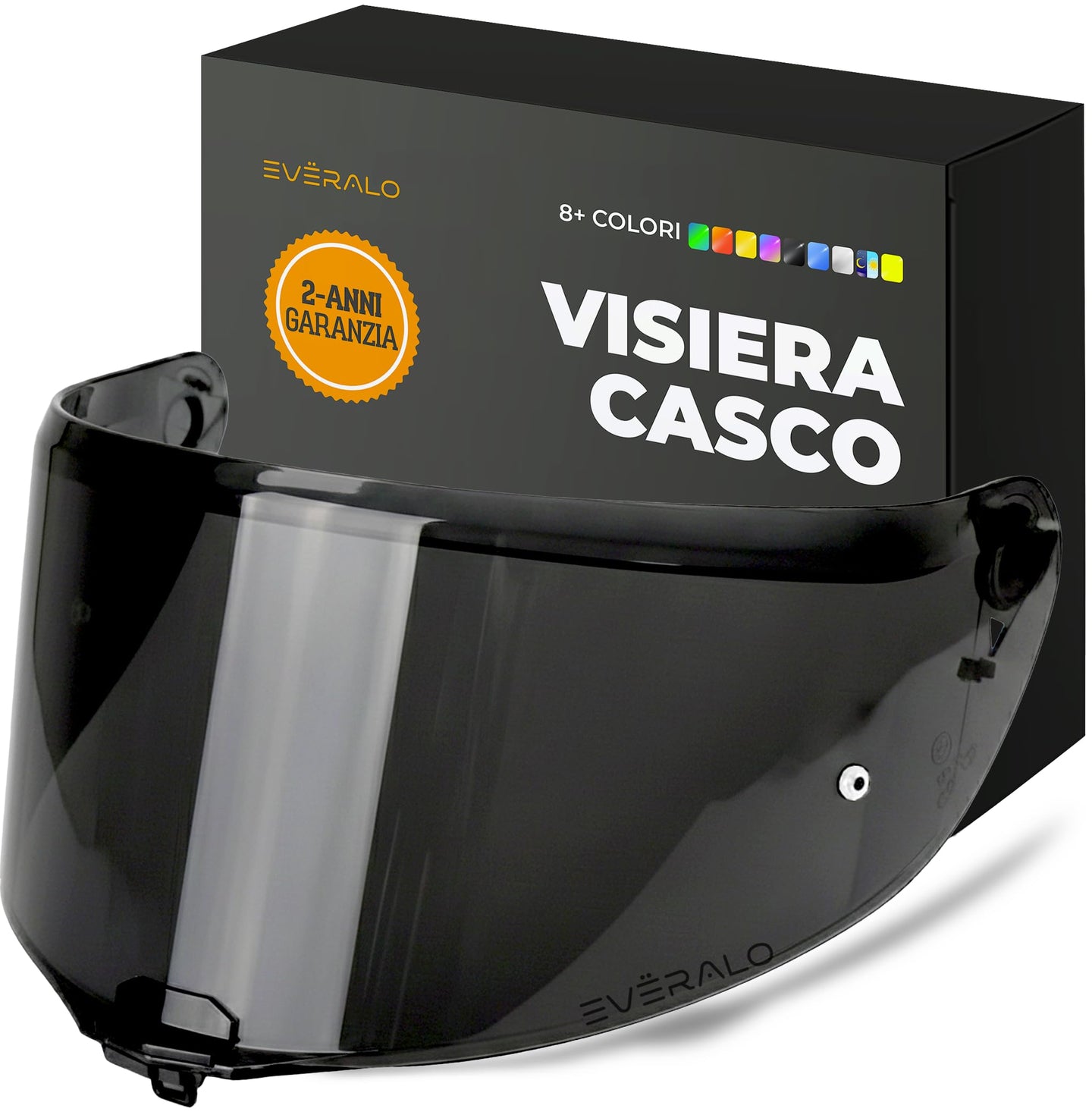 Antifog Compatibile con Visiera LS2 FF811 - Vector 2 - Vector II Carbon - Lente Anti appannamento DKS457 Compatibile (Antifog)