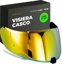 Visiera Compatibile con HJC FG17 - IS17 - FGST - C70 - C70N - HJ20M – Visiere Casco Antifog Ready (Blu Elettro)