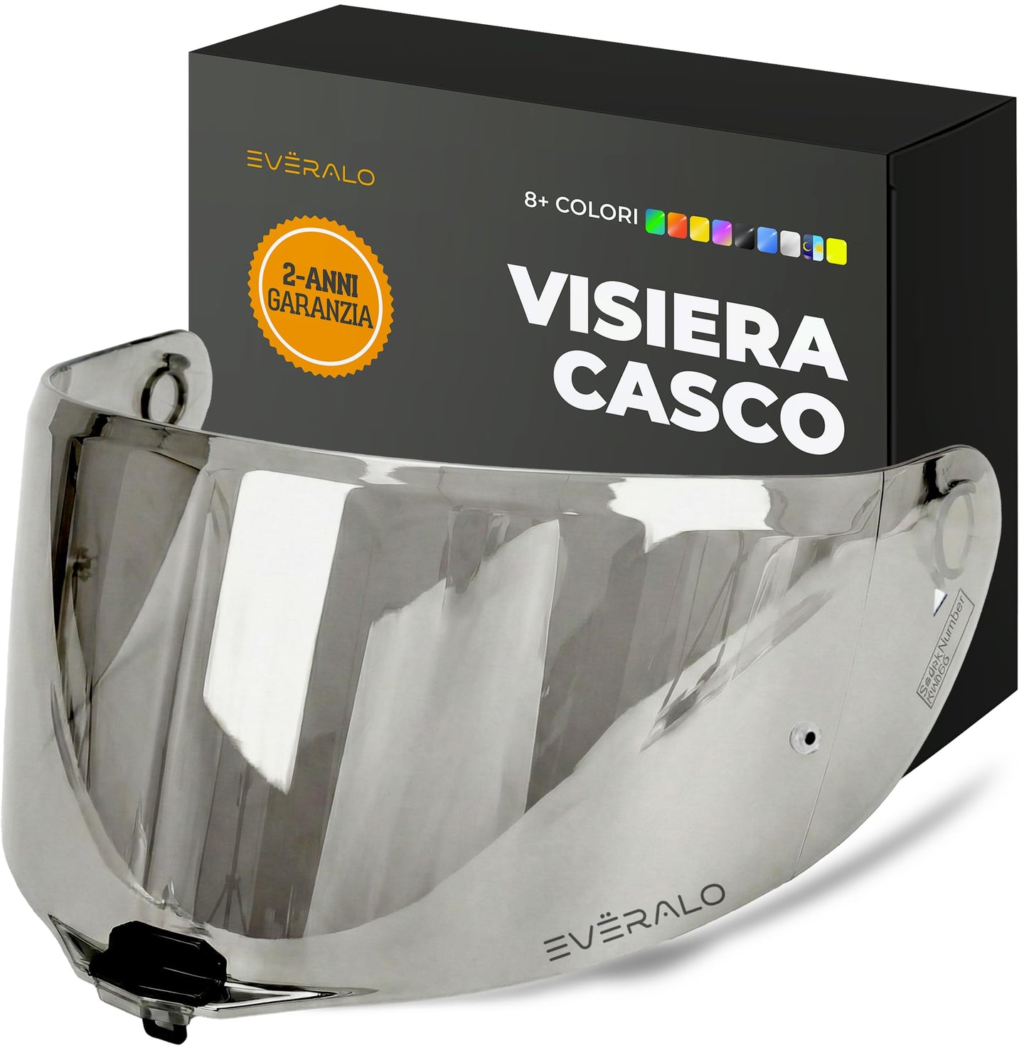 Antifog Compatibile con Visiera LS2 FF811 - Vector 2 - Vector II Carbon - Lente Anti appannamento DKS457 Compatibile (Antifog)