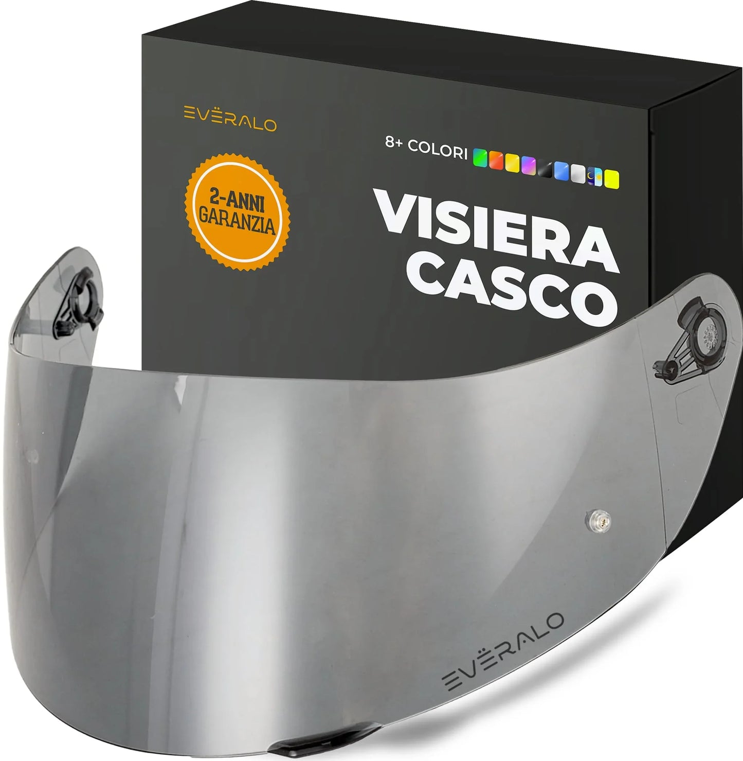 Visiera compatibile con Agv K1 - K1s - K3sv - K5 - K5s - S4sv - Horizon - Skyline - Strada - Stealth SV - Compact - GT-2 - Visiera per casco compatibile Pinlock Ready (trasparente)