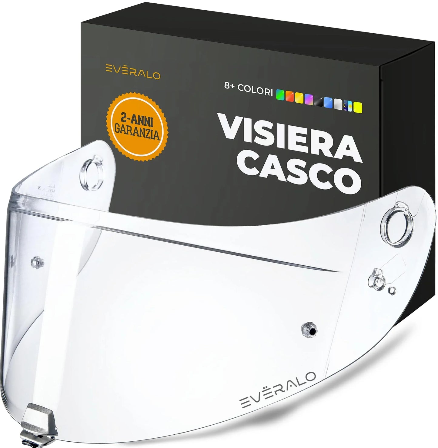 Visiera Compatibile con HJC RPHA 70, RPHA 11 - HJ26 - HJ-26ST – Visiere Casco Antifog e Tear-Off Ready (Fotocromatico)
