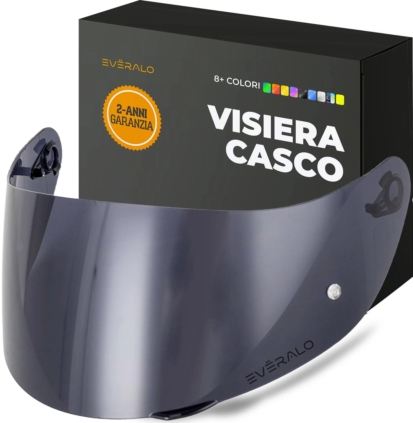 Visiera compatibile con Agv K1 - K1s - K3sv - K5 - K5s - S4sv - Horizon - Skyline - Strada - Stealth SV - Compact - GT-2 - Visiera per casco compatibile Pinlock Ready (trasparente)