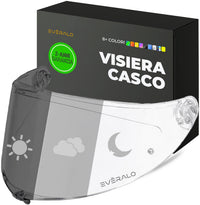 Visiera Compatibile con Agv K6 - K6s - Visiere Casco Antifog Ready (Dark Fume')