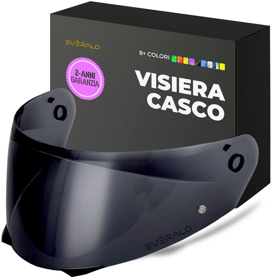 Visiera Compatibile con HJC I90 - I91 - HJ33 – Visiere Casco Antifog Ready (Trasparente)
