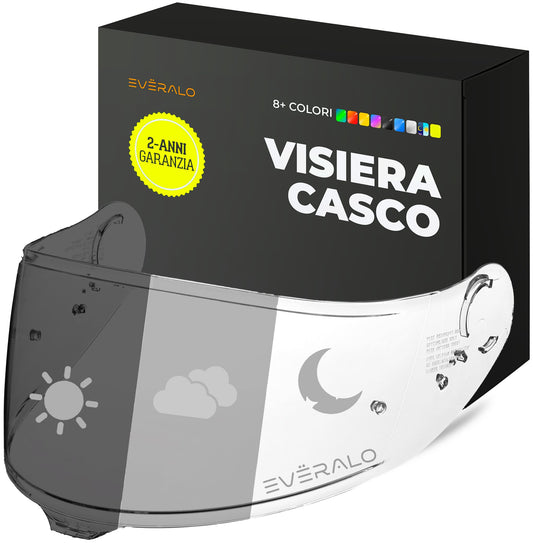 Visiera Compatibile con Shoei Gt Air 3 - Cns 1c - Visiere Casco Antifog Ready (Trasparente)