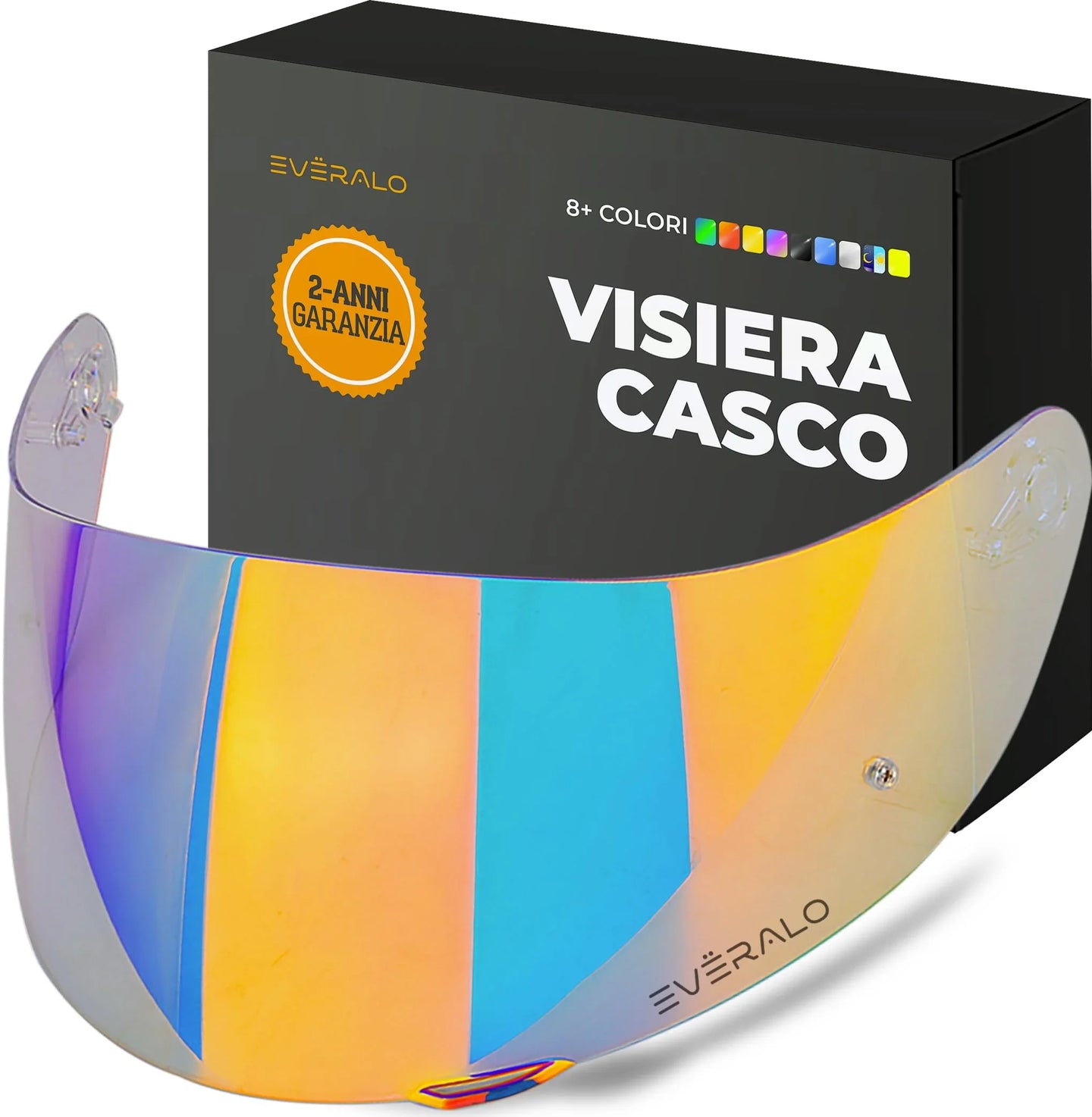 Visiera compatibile con Agv K1 - K1s - K3sv - K5 - K5s - S4sv - Horizon - Skyline - Strada - Stealth SV - Compact - GT-2 - Visiera per casco compatibile Pinlock Ready (trasparente)