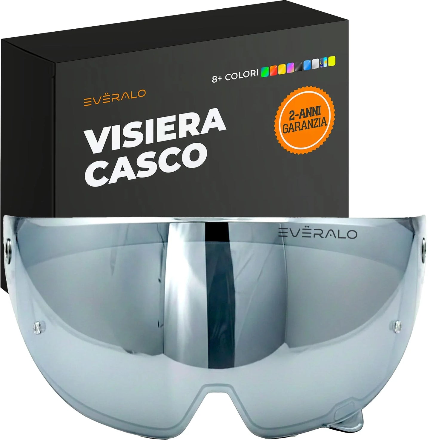 Pinlock Compatibile con Visiera Ruroc Atlas 3 - Atlas 4.0 - Lente Anti appannamento DKS416 Compatibile (Pinlock)