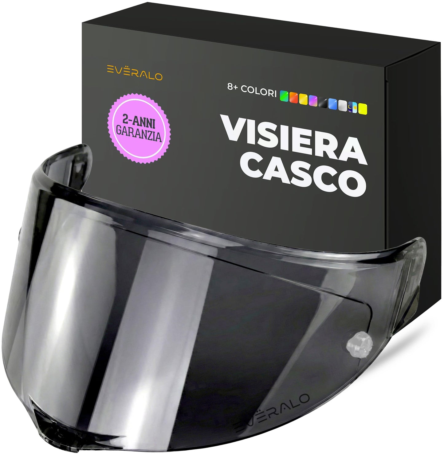 Antifog Compatibile con Visiera Agv Corsa R - Pista GP R - Pista GP RR - Lente Antiappannamento DKS186 Compatibile (Antifog)