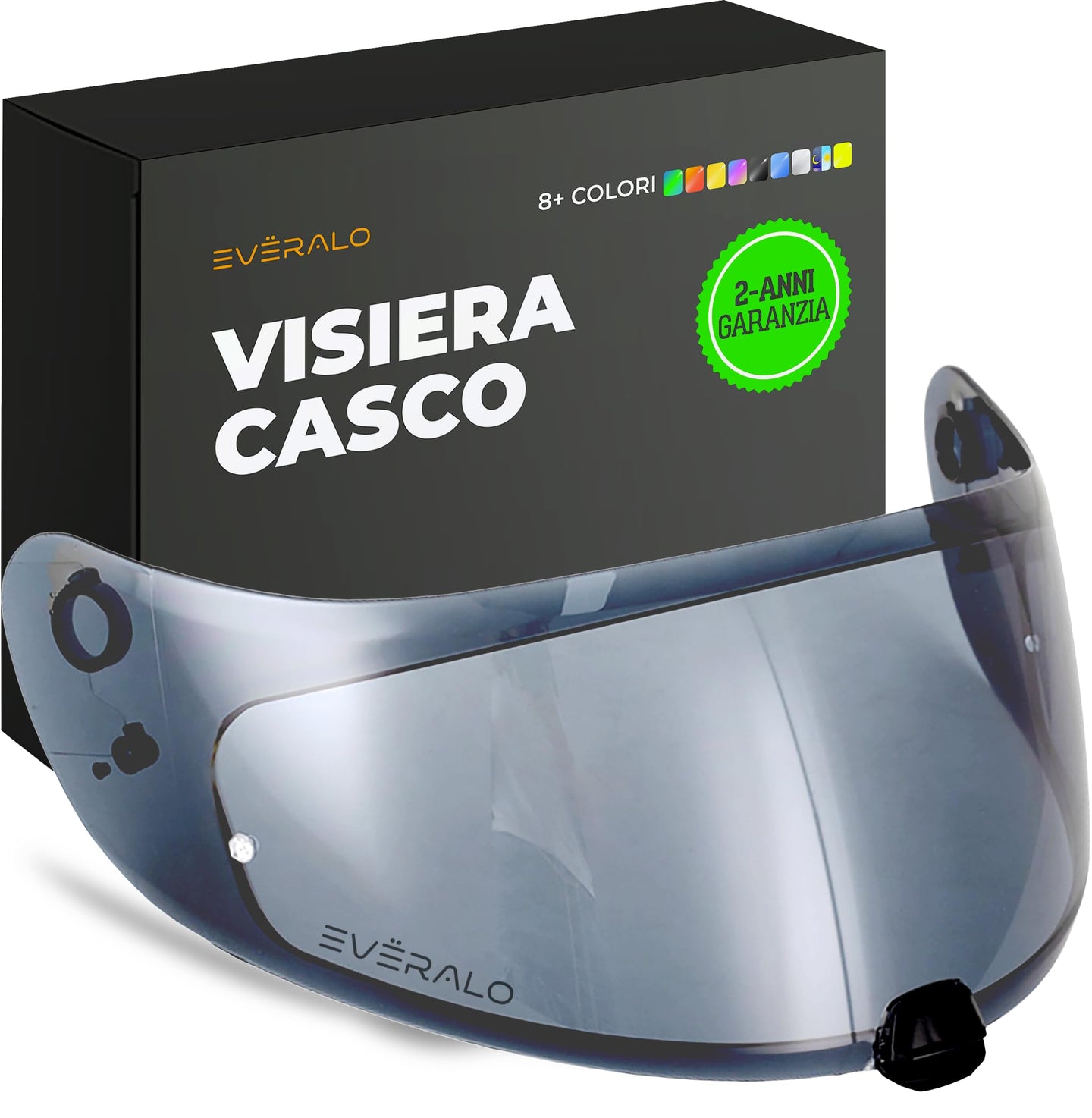 Visiera Compatibile con HJC FG17 - IS17 - FGST - C70 - C70N - HJ20M – Visiere Casco Antifog Ready (Blu Elettro)