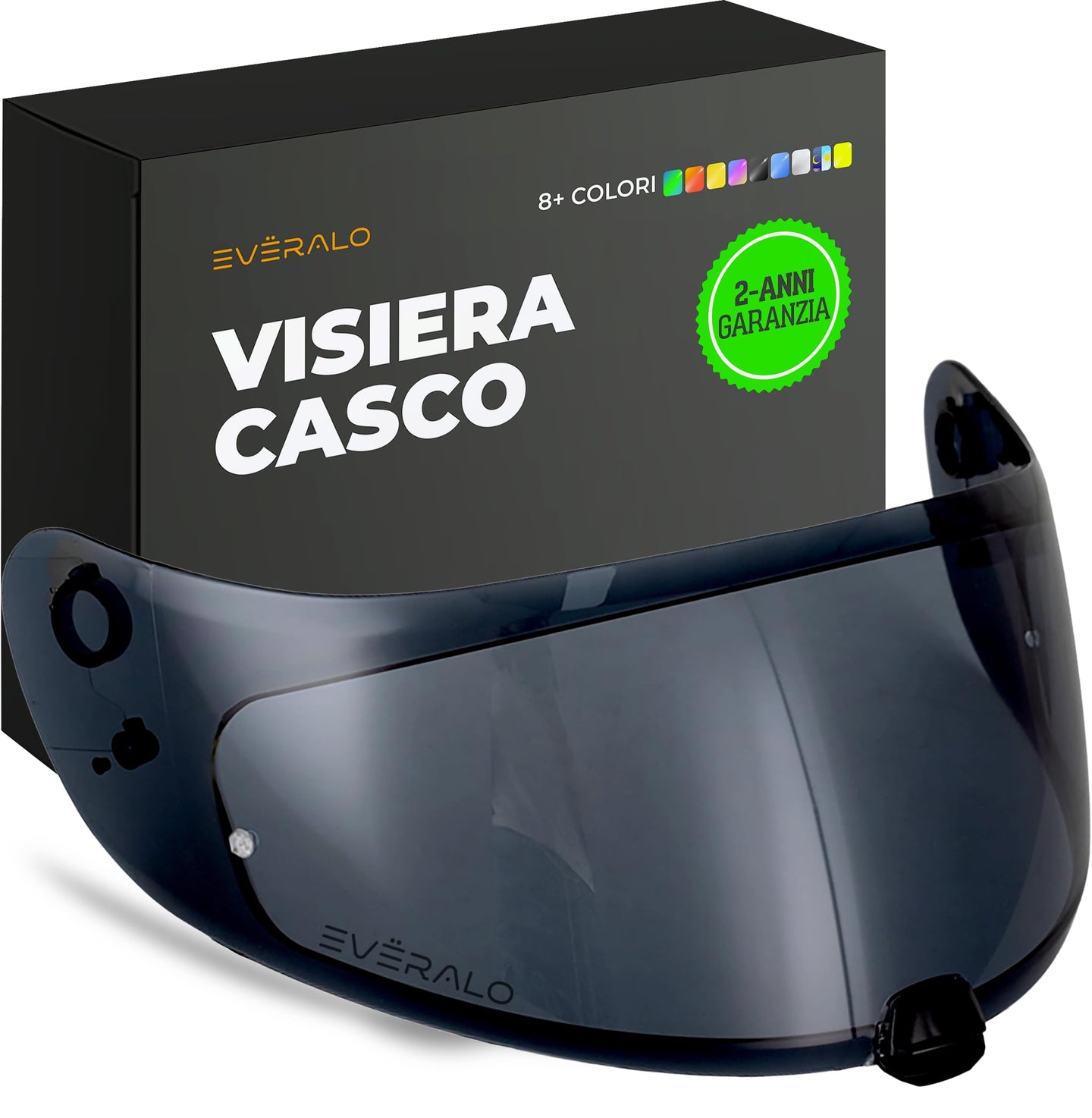 Visiera Compatibile con HJC FG17 - IS17 - FGST - C70 - C70N - HJ20M – Visiere Casco Antifog Ready (Blu Elettro)