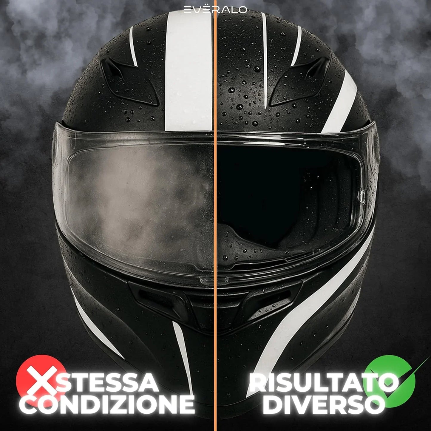 Antifog Compatibile con Visiera Scorpion Exo 520 Air - 1400 Air - Exo 391 - Exo R1 Air - Exo ST1400 - Exo ST520 - KDF 16 1 - Lente Anti appannamento DKS213 Compatibile (Antifog)
