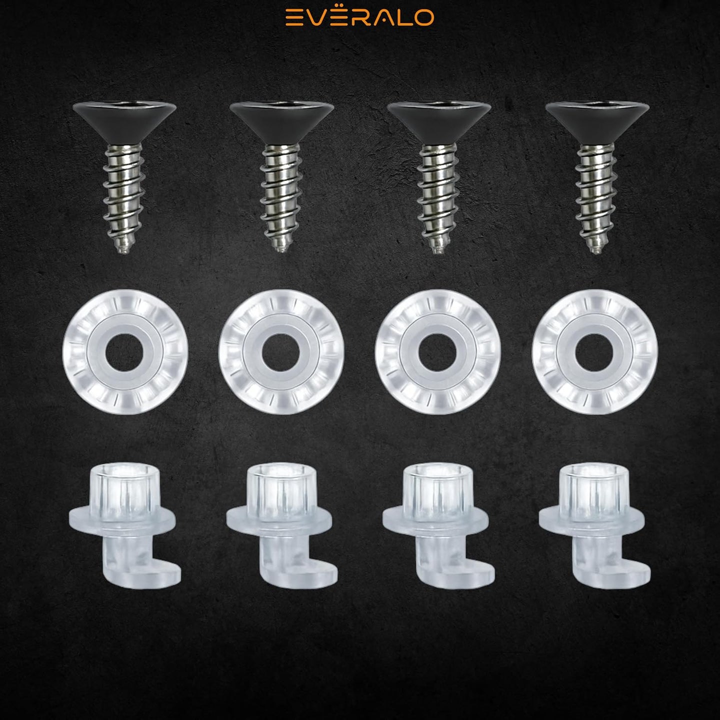 Pinlock Pins 5mm Compatibile con Agv - Hjc - Airoh - Nolan - Ls2 - Givi - Bell - Shark - Scorpion - Xlite – Dispositivo con Viti Comprese