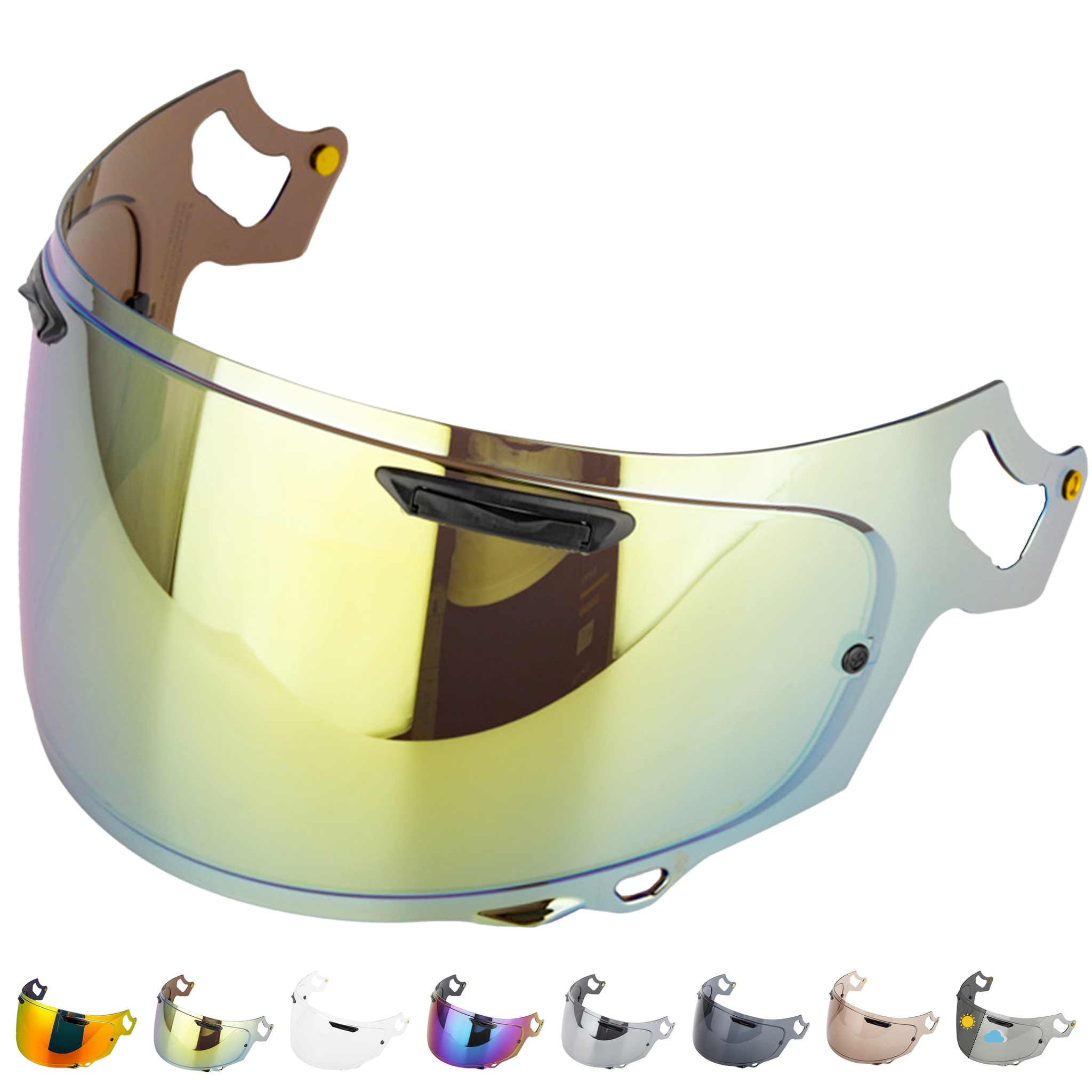 Visiera per Arai Chaser X - Rx7v - Rx7x - Quantic - Quantum X - Concept X - Concept XE - Renegade V - Profile V - Qv Pro - Vas V Pinlock Ready