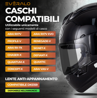 Visiera per Arai Chaser X - Rx7v - Quantic - Quantum - VasV  - Fotocromatica