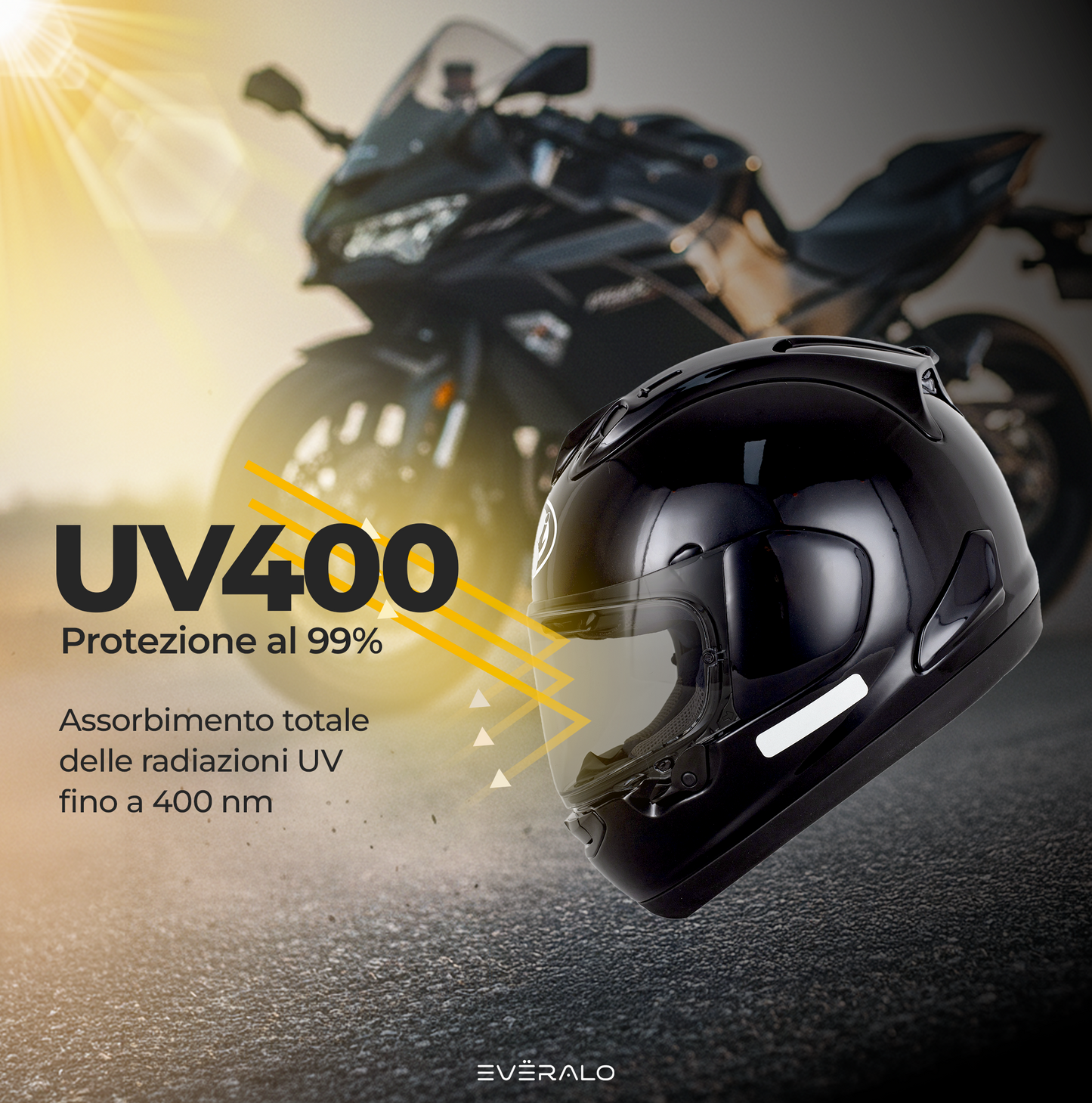 Visiera per Arai Chaser X - Rx7v - Quantic - Quantum - VasV  - Fotocromatica