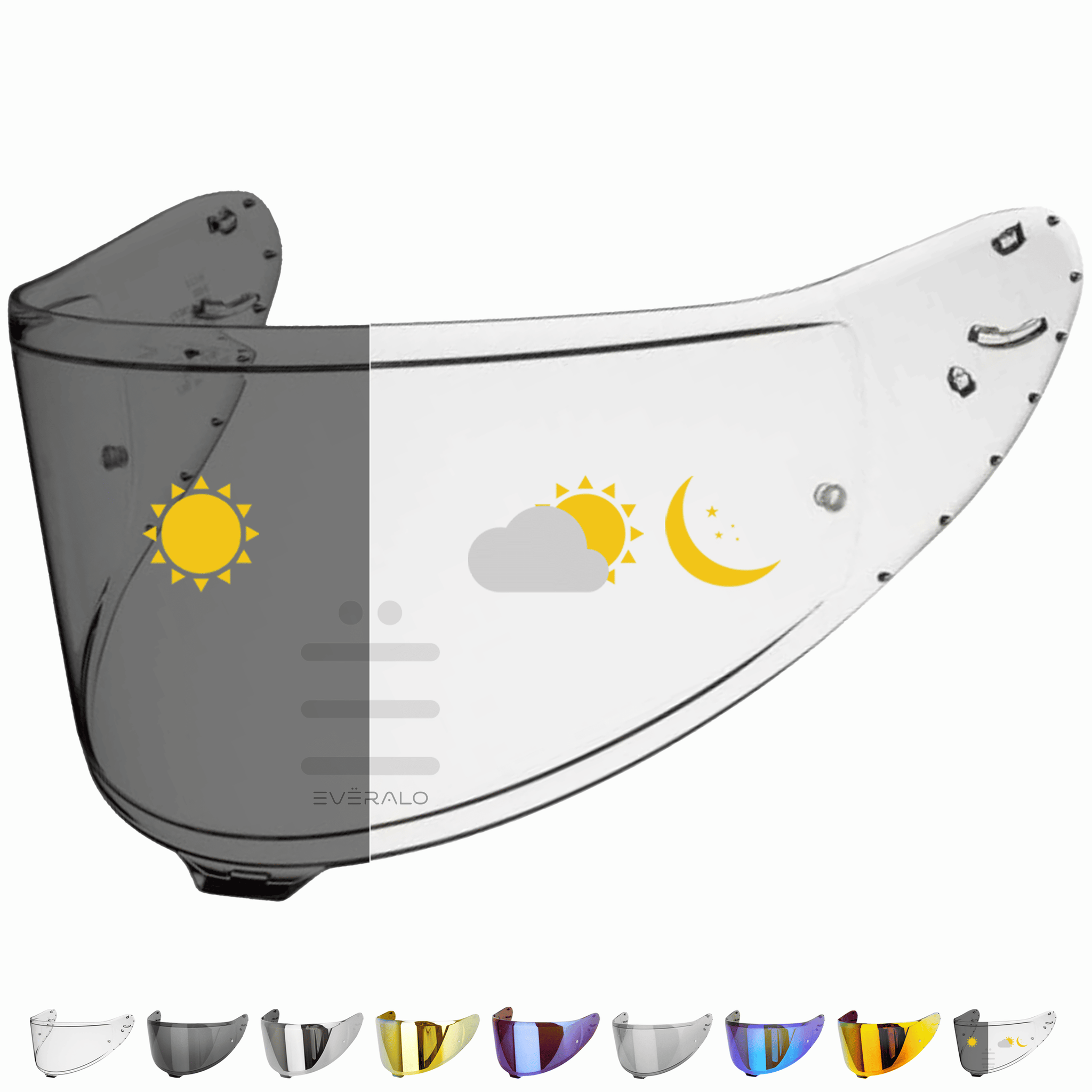 Visiera per Shoei Nxr 2 - Z8 - X15 - xSPR Pro - Cwr-f2 - Pinlock Ready