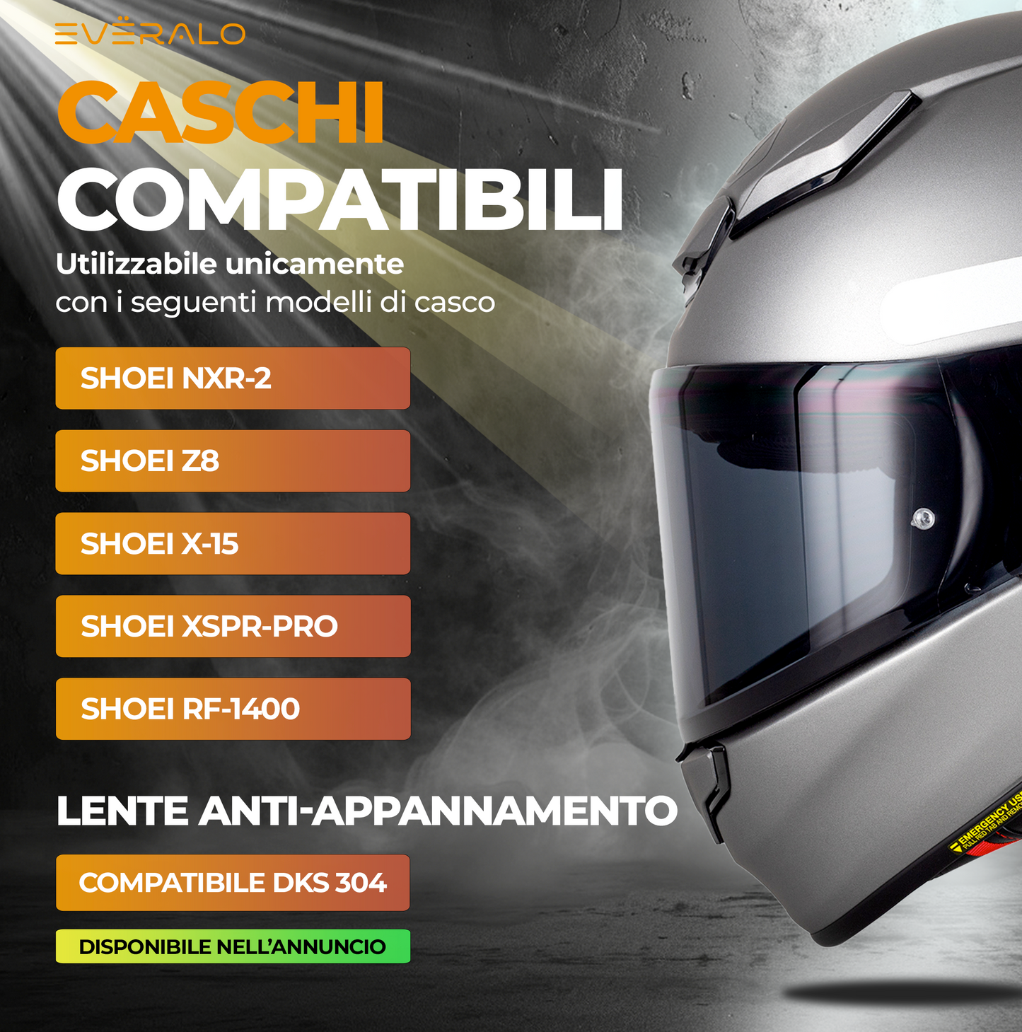 Visiera per Shoei Nxr 2 - Z8 - Cwr F2 - Fotocromatica