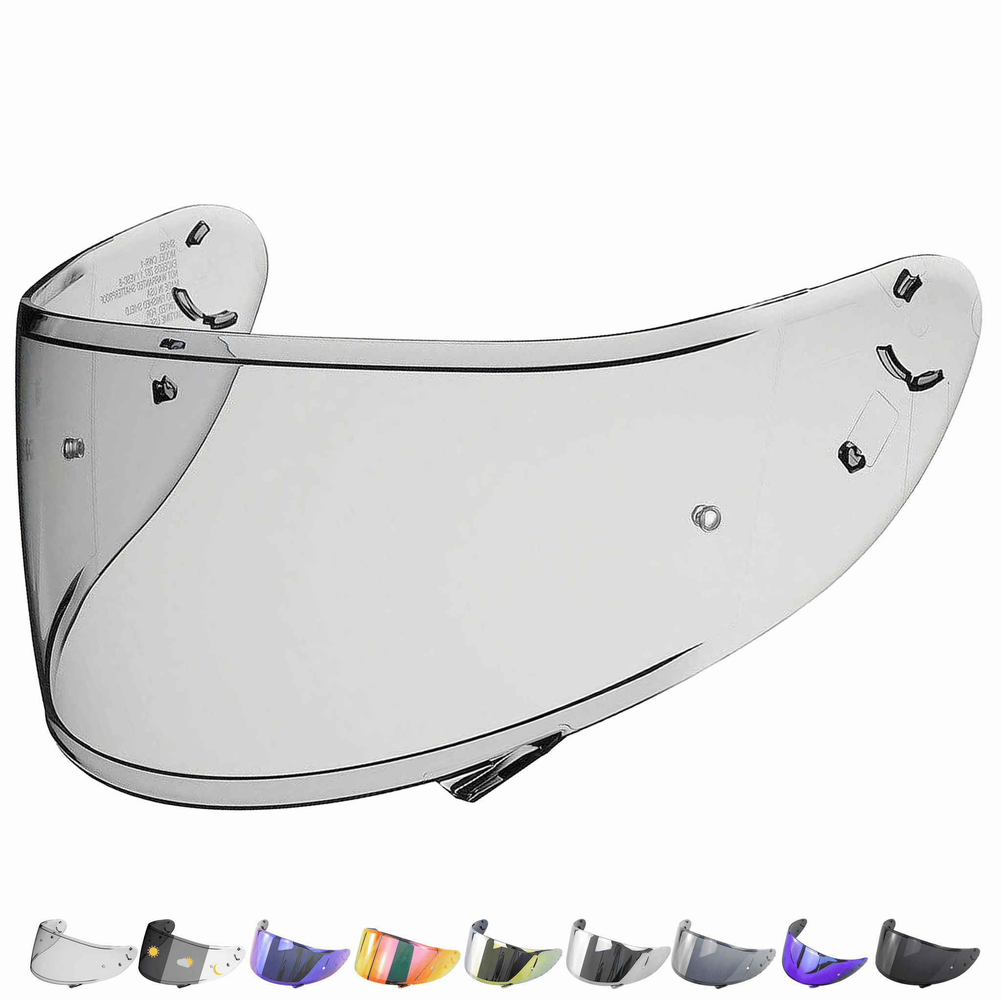 Visiera per Shoei Nxr - Ryd - X Spirit 3 - Z7 - Rf1200 - X14 - Cwr 1 - Cwr f - Pinlock Ready
