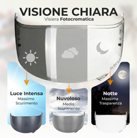 Visiera per Gt Air - Gt Air 2 - Neotec - Opticson - Cns 1  - Fotocromatica