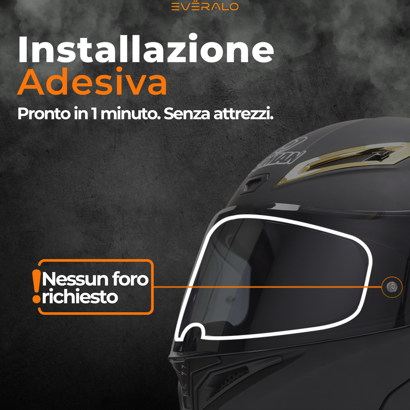 Lente anti-appannamento Universale Trasparente con adesivo anti-residui - Everalo