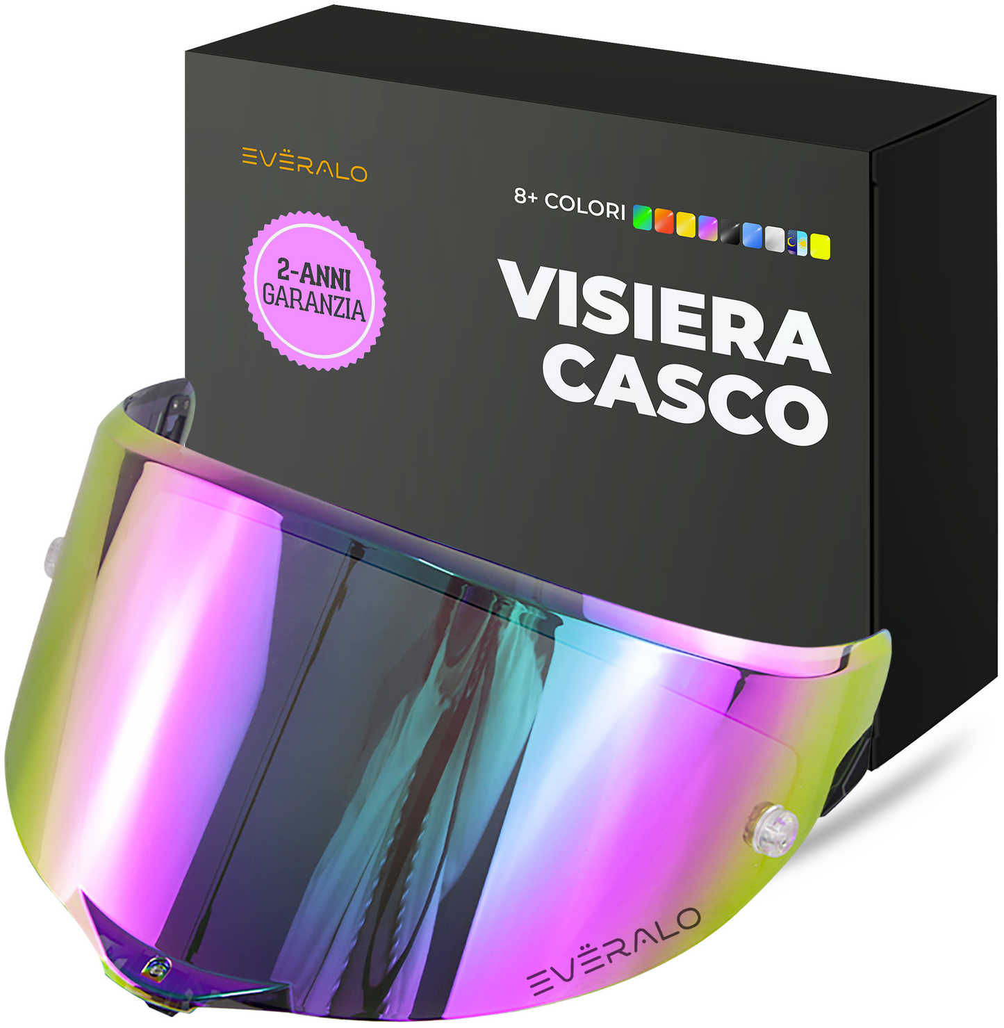 Visiera per Agv Race 3 Corsa - Pista - GT Veloce - Antifog Ready - Everalo