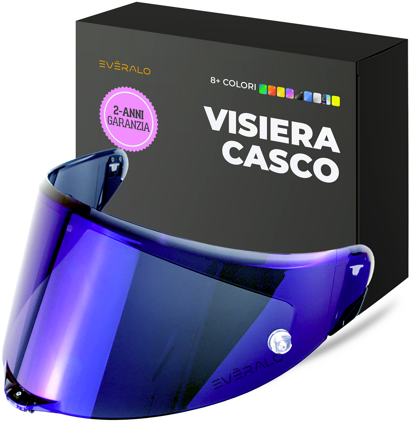 Visiera per Agv Race 3 Corsa - Pista - GT Veloce - Antifog Ready - Everalo
