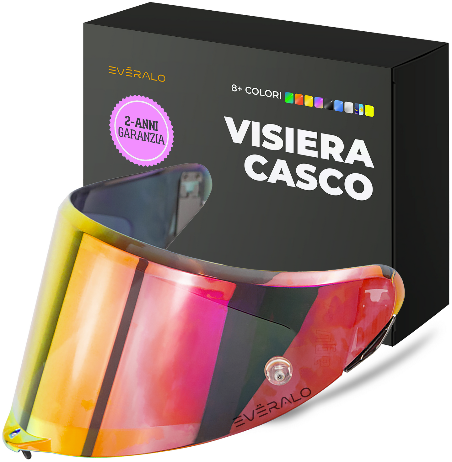 Visiera per Agv Race 3 Corsa - Pista - GT Veloce - Antifog Ready - Everalo