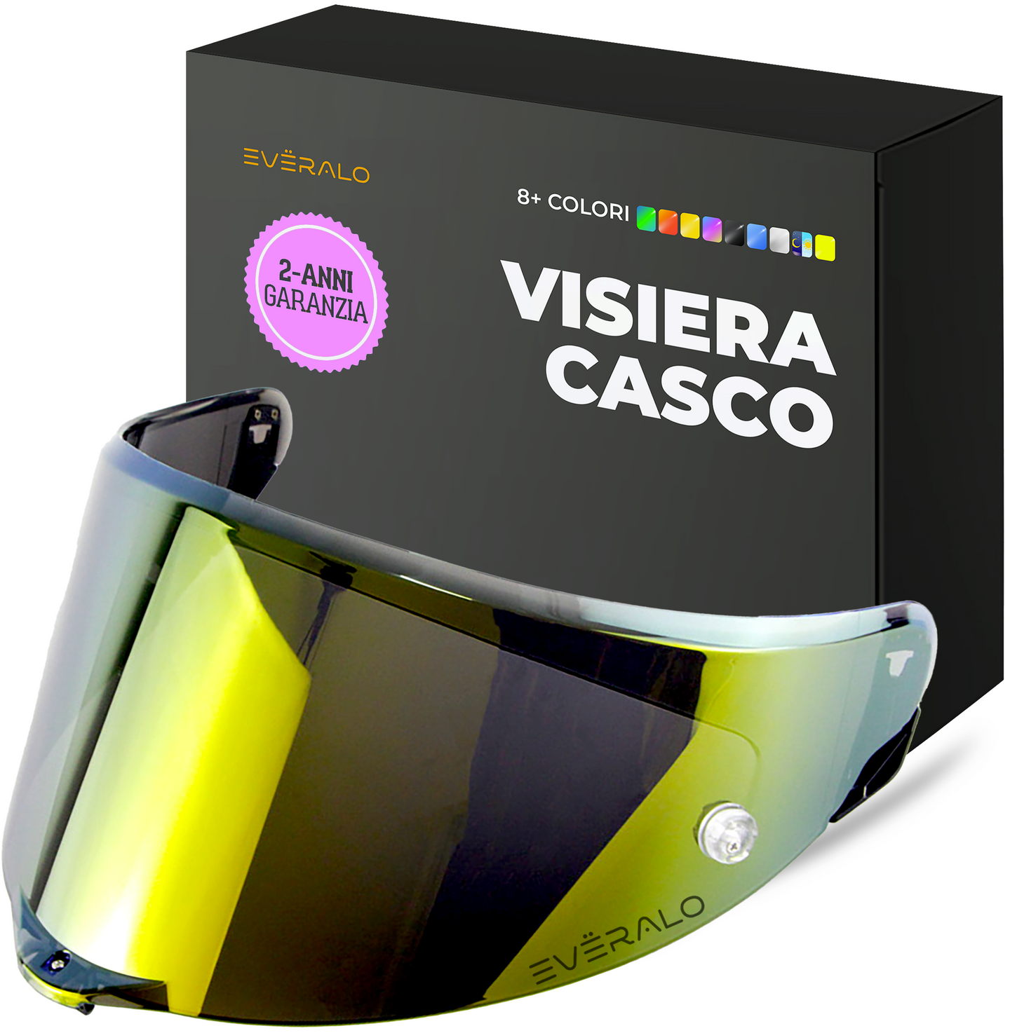 Visiera per Agv Race 3 Corsa - Pista - GT Veloce - Antifog Ready - Everalo
