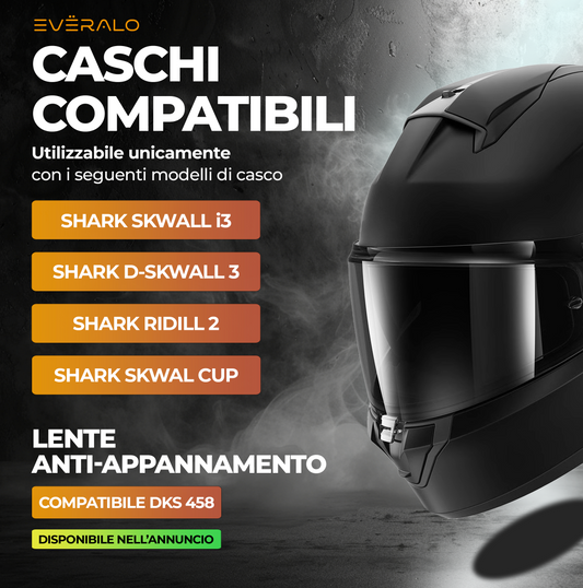 Visiera per Shark Skwall i3 - DSkwall 3 - Ridill 2 - VZ400  - Fotocromatica