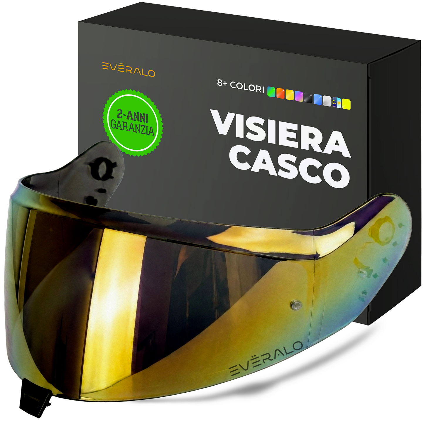Visiera per Shark Skwall i3 - DSkwall 3 - Ridill 2 - VZ400 - Antifog Ready - Everalo