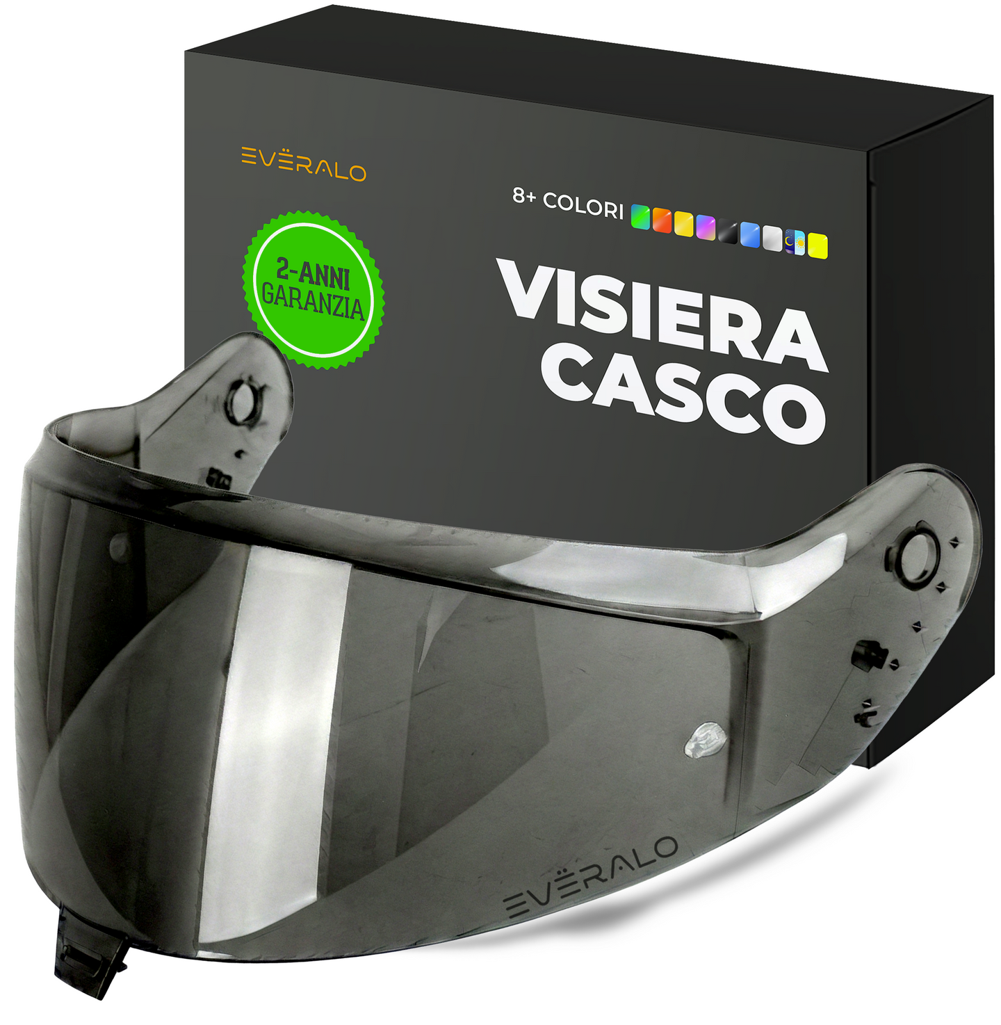 Visiera per Shark Skwall i3 - DSkwall 3 - Ridill 2 - VZ400 - Antifog Ready - Everalo