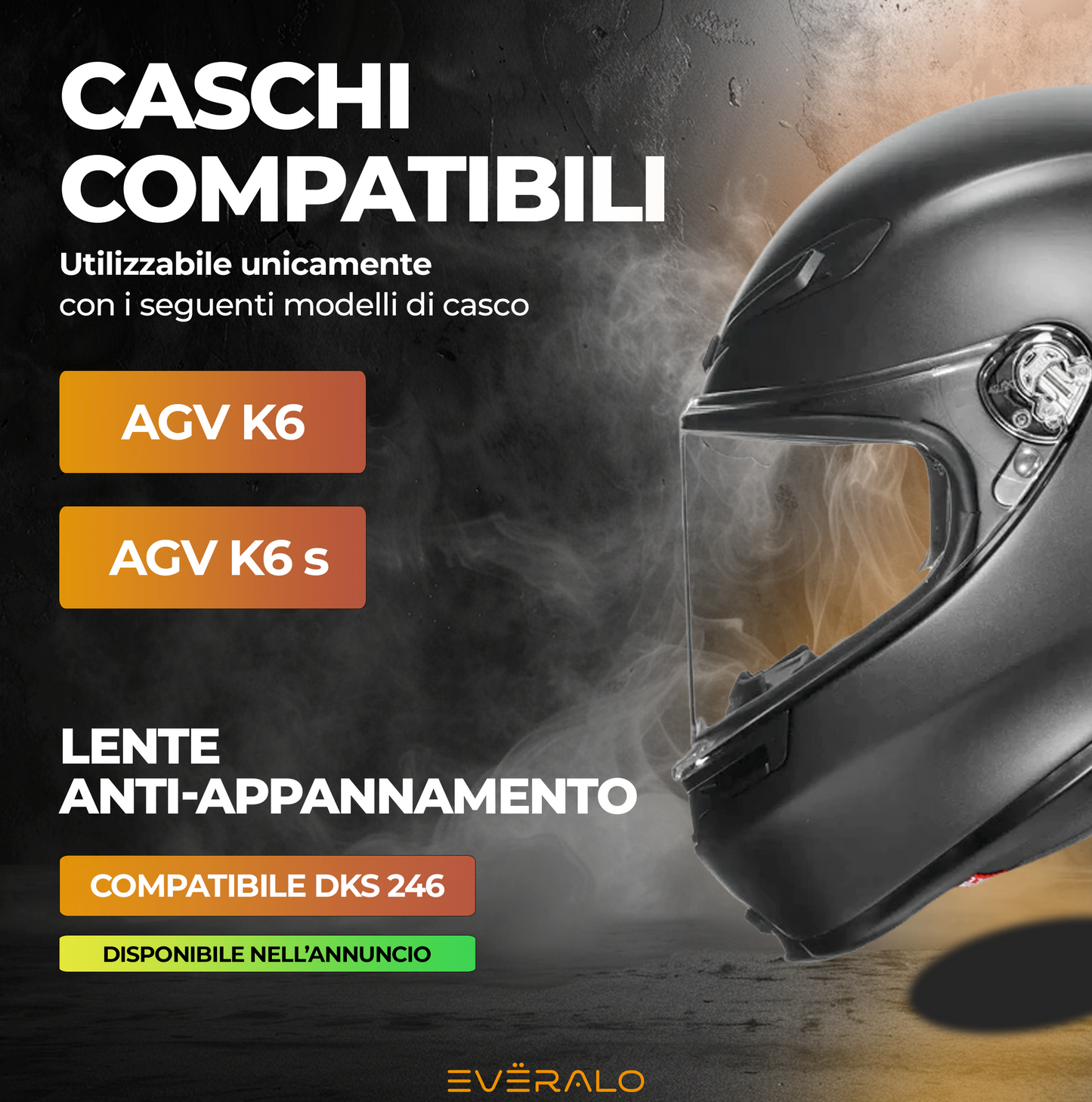 Visiera per Agv K6 - K6s - Fotocromatica
