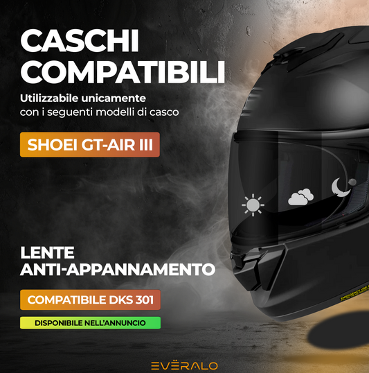 Visiera per Shoei Gt Air 3 - Cns 1c  - Fotocromatica