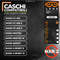 Lente anti-appannamento per Shoei Cw1 - Cns1 - Cns 3 - Cwr1 – specifico per sistema DKS301
