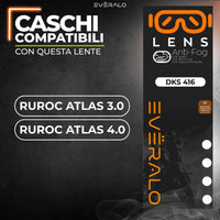 Lente anti-appannamento Ruroc Atlas 3 - Atlas 4.0 - specifico per sistema DKS416